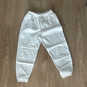 Cream Jogger Pants
